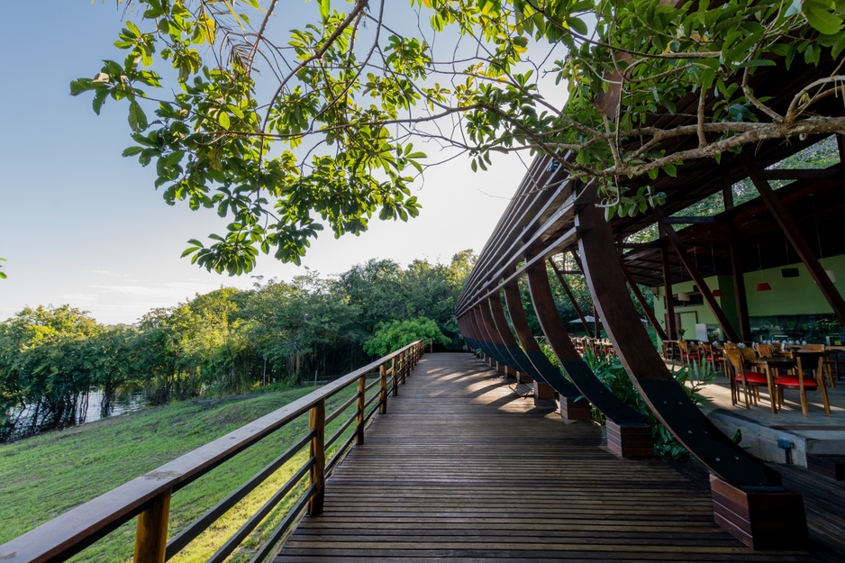 Mirante do Gaviao Amazon Lodge Restaurant Terrace