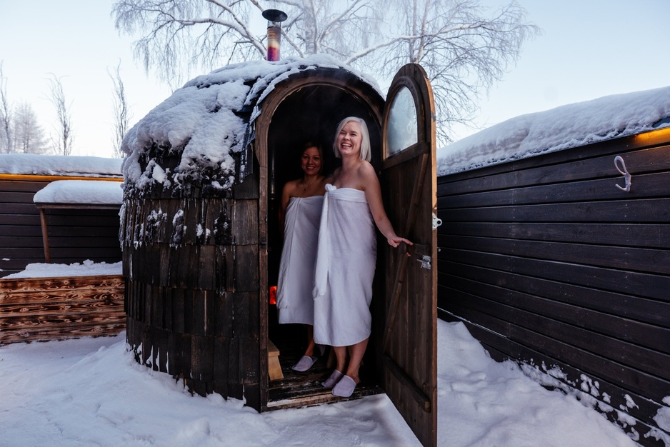 Apukka Resort Wood Heated Sauna