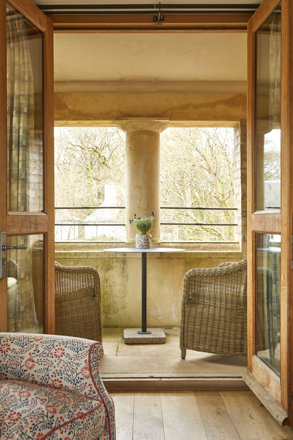 Lime Wood Hotel Coach House Balcony