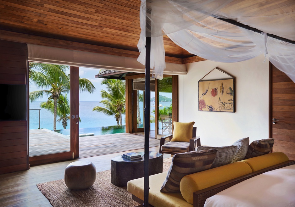Six Senses Zil Pasyon Resort Two Bedroom Pool Villa Bedroom
