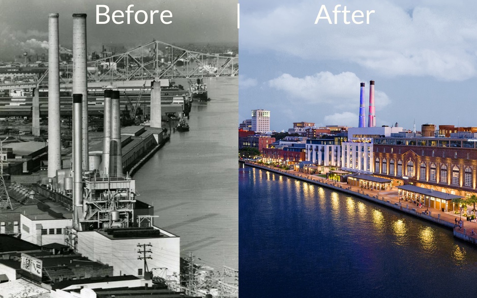 Savannah Plant Riverside District Before After