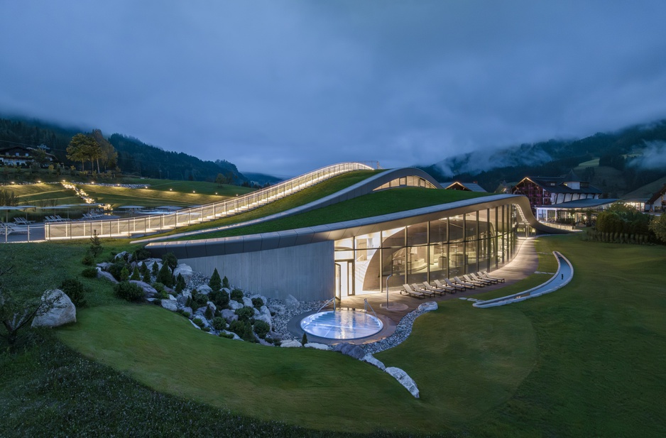 Krallerhof Hotel Sun Deck with Jacuzzi