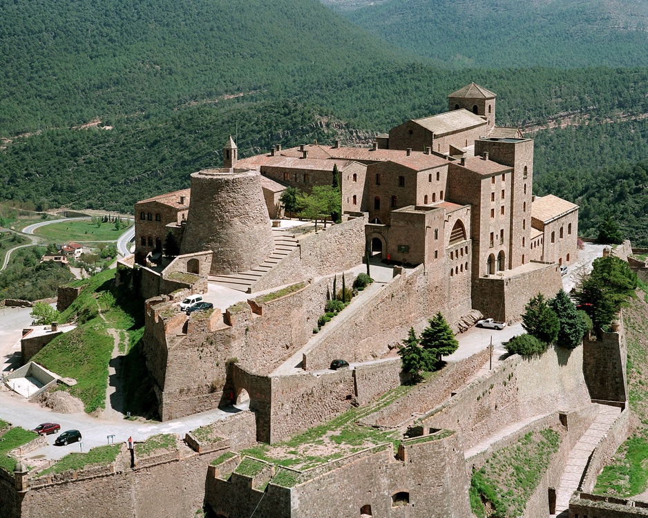 Parador de Cardona Aerial
