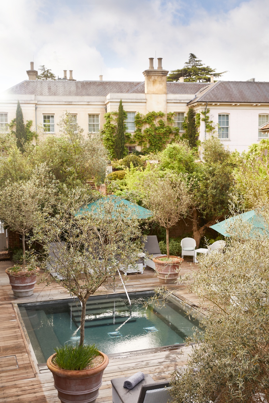 Lime Wood Hotel Outdoor Hot Pool