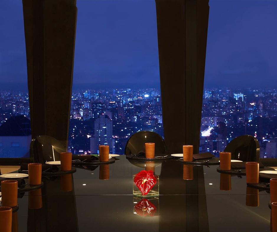 Tivoli Mofarrej São Paulo Hotel Seen Sao Paulo Restaurant and Bar on the 23rd Floor