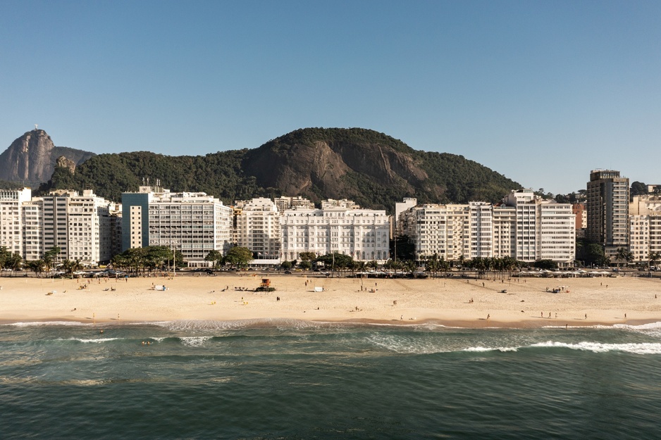 Copacabana Palace by the Copacabana Beach