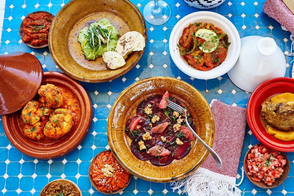 El Fenn Hotel Moroccan Food Selection