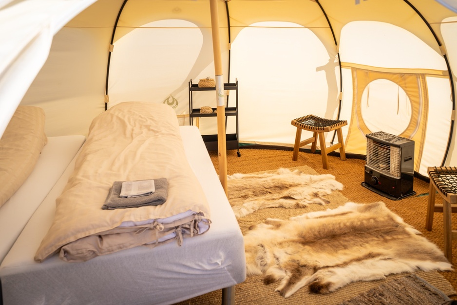 Camp Kangiusaq Tent Interior