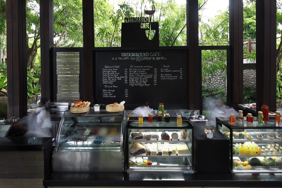 Underground cafe