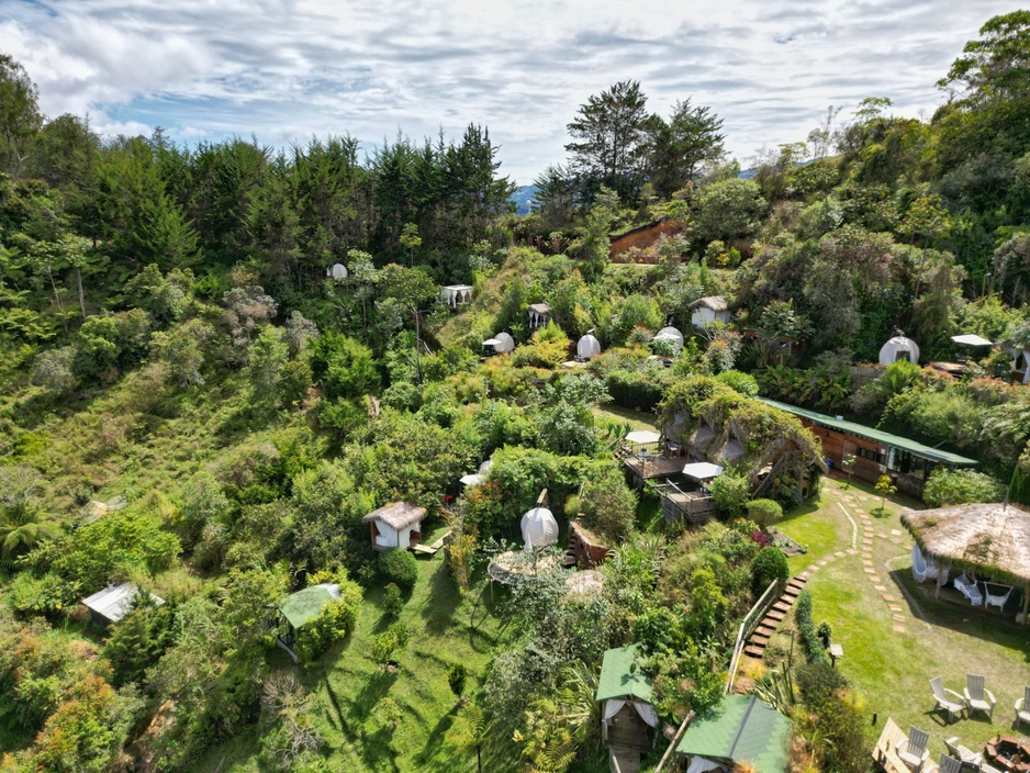 Levit Glamping Tents from Above