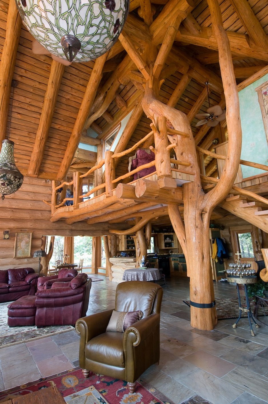 The Lodge at Chilko Lake wooden interior