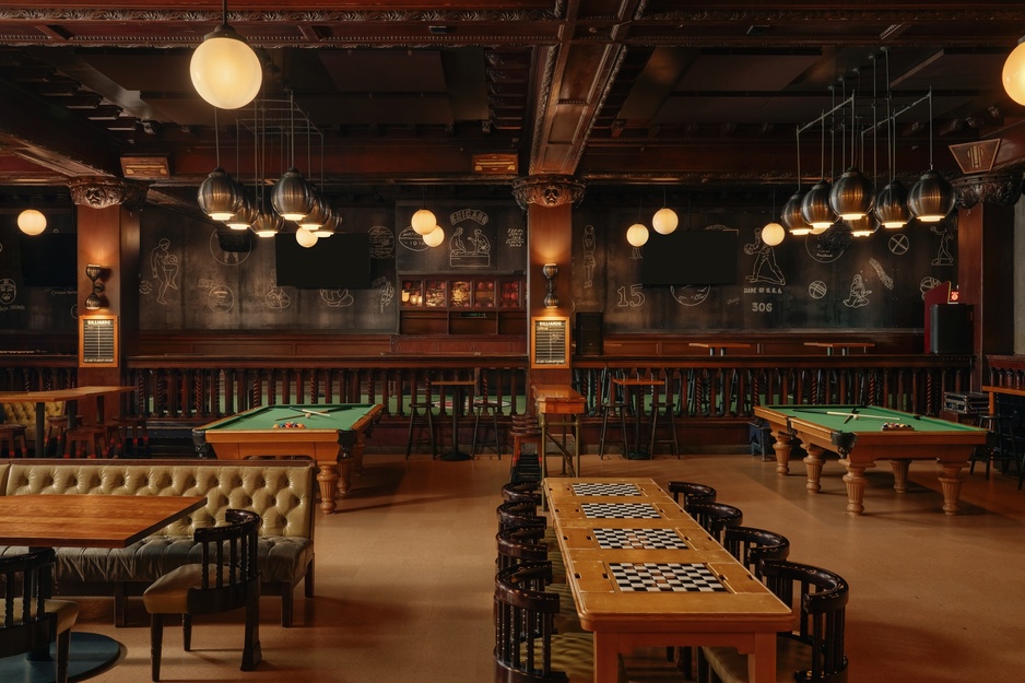Chicago Athletic Association Hotel - Game Room Pool Tables