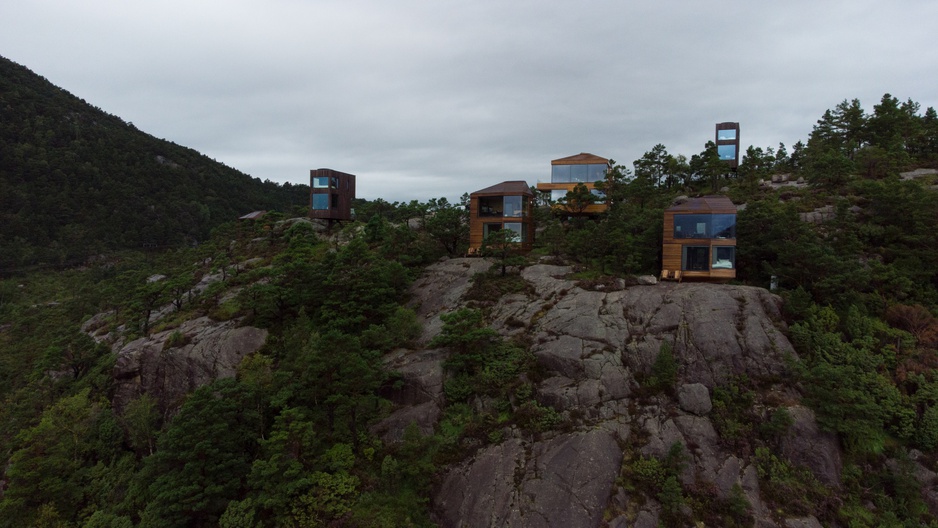 The Bolder Lodges On Top Of The Rocks