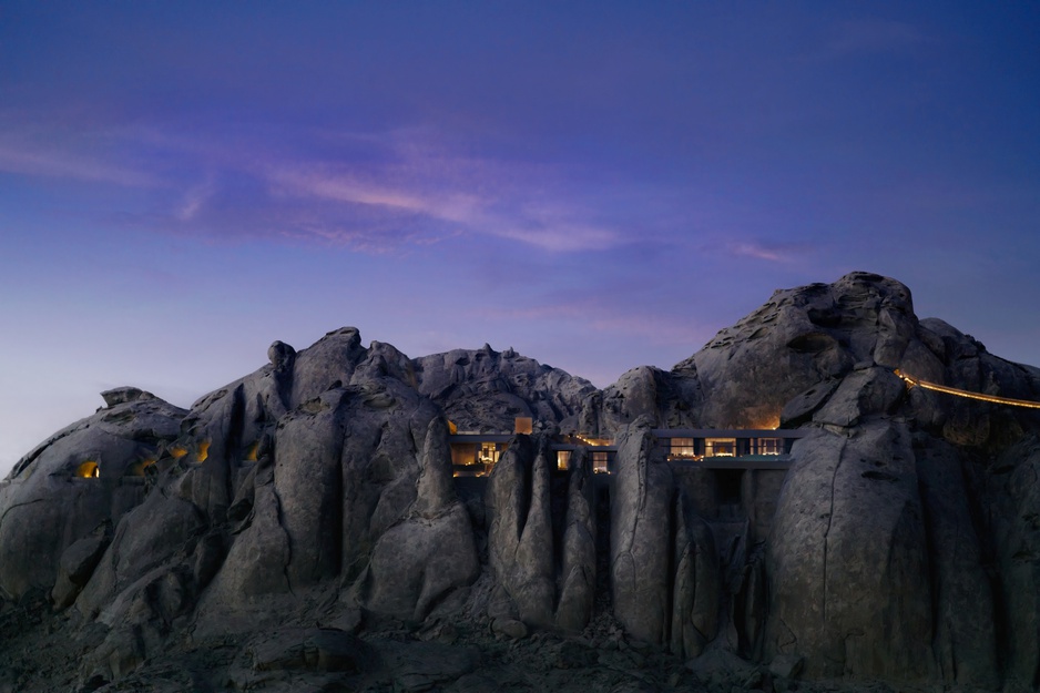 Desert Rock Carved Villas