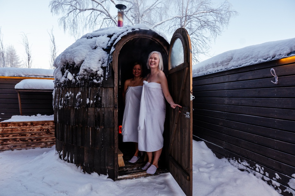 Apukka Resort Wood Heated Sauna