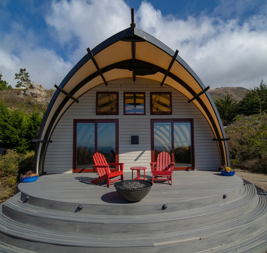 Treebones Resort A-Tent Deck