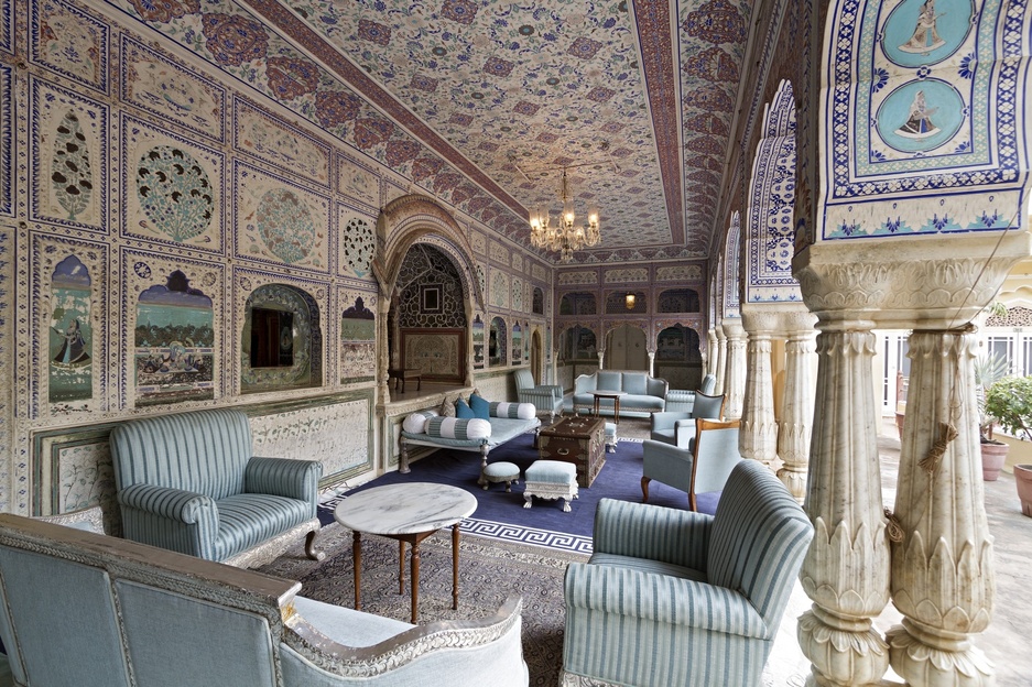 Samode Palace chill area