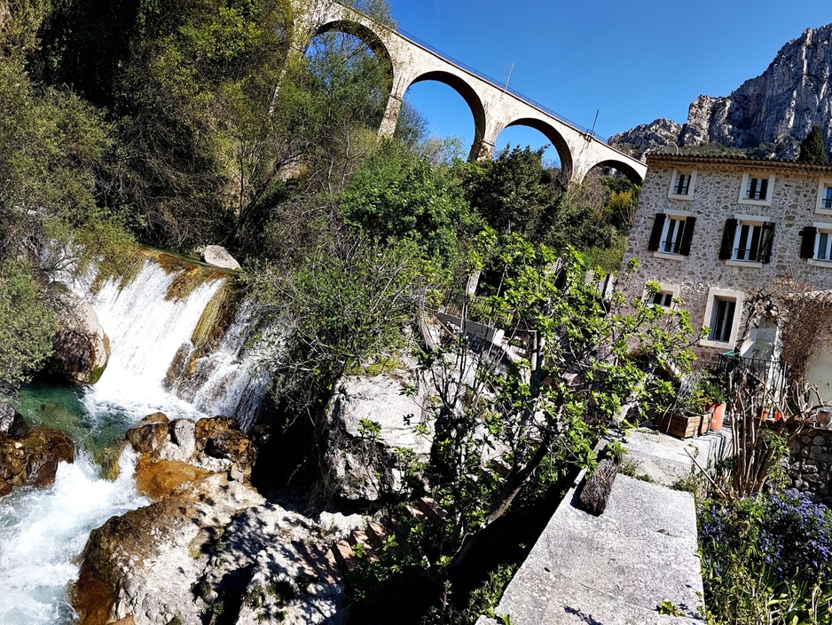 Le Moulin Camoula and the Bridge of St. Jeannet