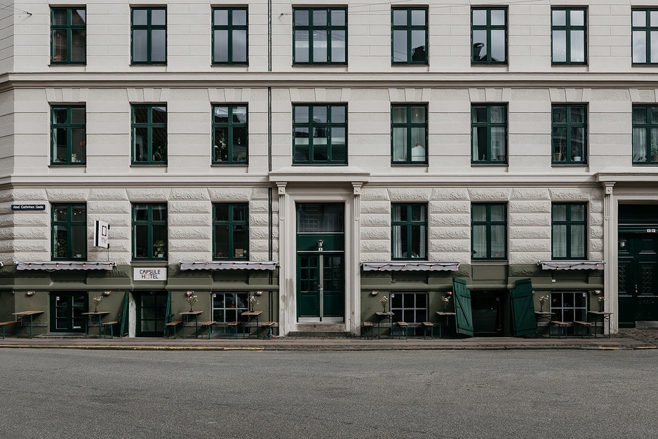 Capsule Hotel Copenhagen's Building Exterior