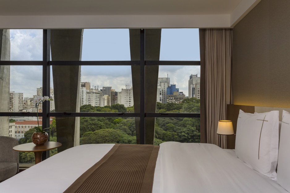 Tivoli Mofarrej São Paulo Hotel Executive Suite Garden View Bedroom