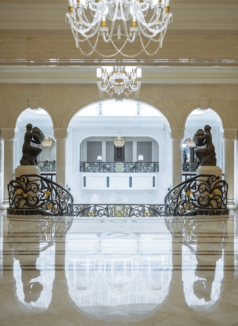 The Castle Hotel marble floor