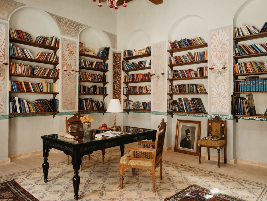 Al Moudira Hotel Villa Zeina Library