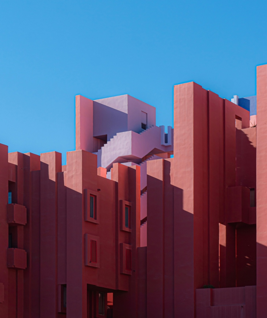 La Muralla Roja's Unique Facade