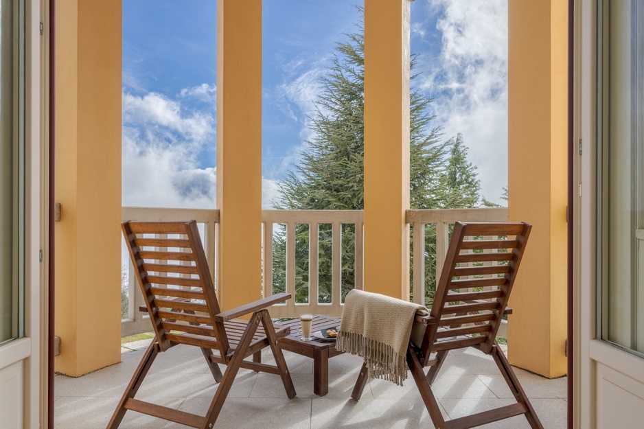 Pousada Serra da Estrela Hotel Upper Turret Room's Balcony