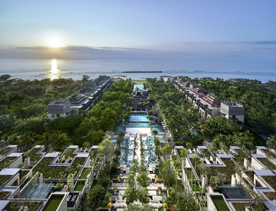 The Apurva Kempinski Bali Resort Complex Aerial