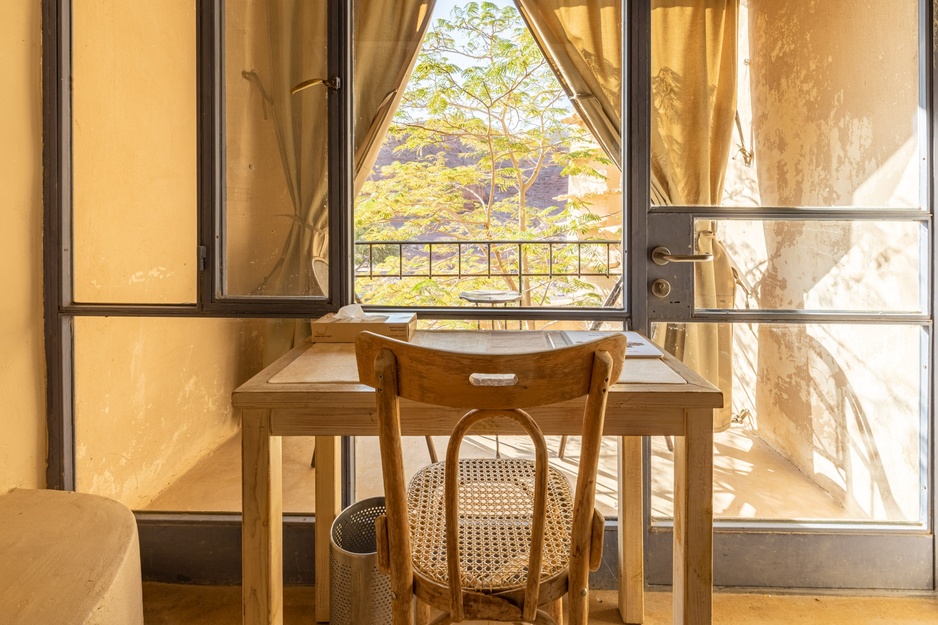 Feynan Ecolodge Deluxe Room Working Desk View