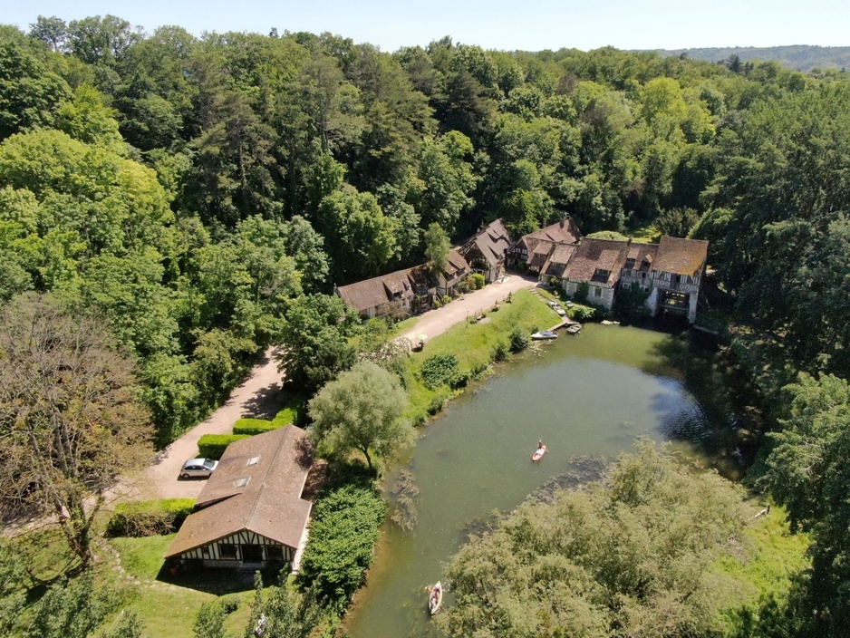 Le Moulin d'Andé Aerial