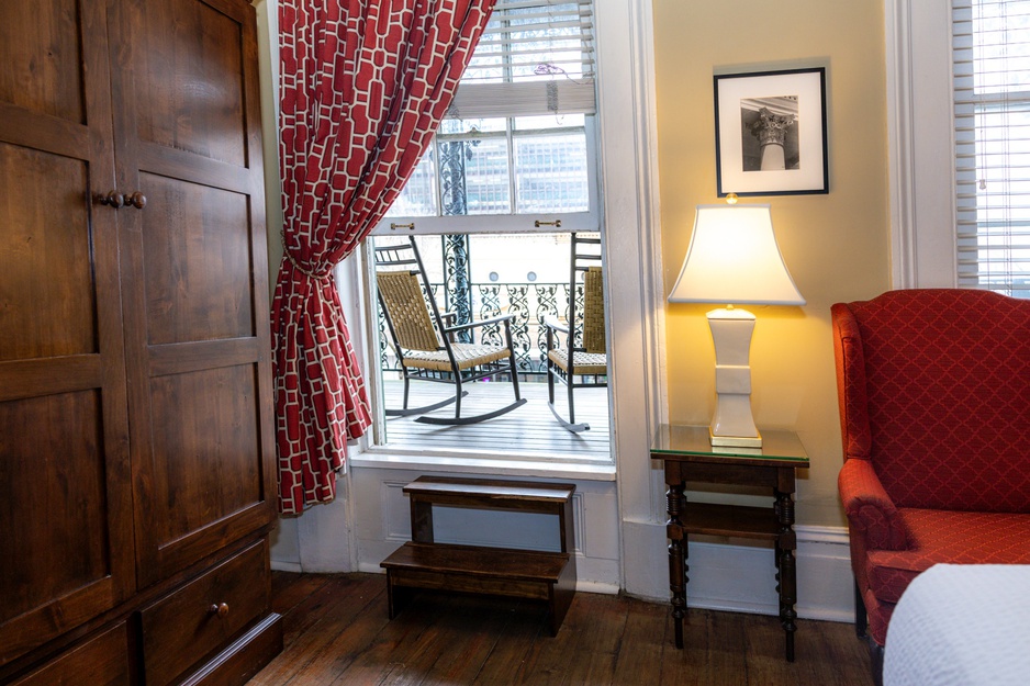 Marshall House Broughton Balcony King's Window That Doubles as a Door