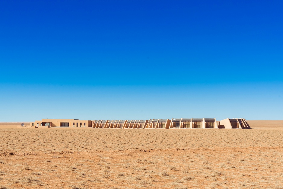 Gobi Caravanserai in the Desert