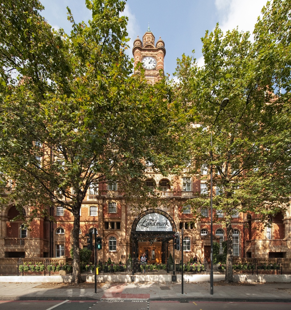 The Landmark London Hotel Marylebone road side- entrance exterior