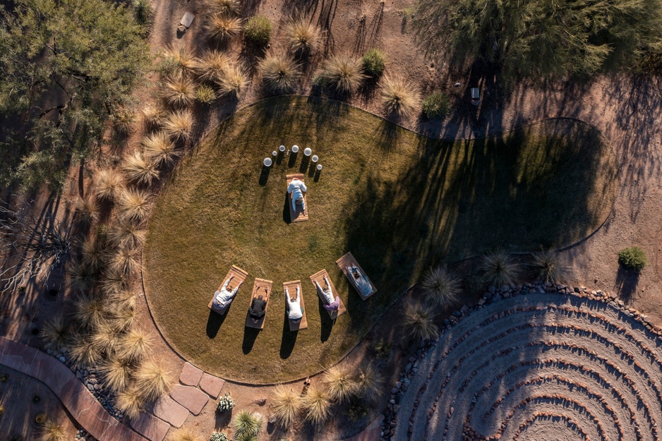 Rancho de los Caballeros Yoga Class