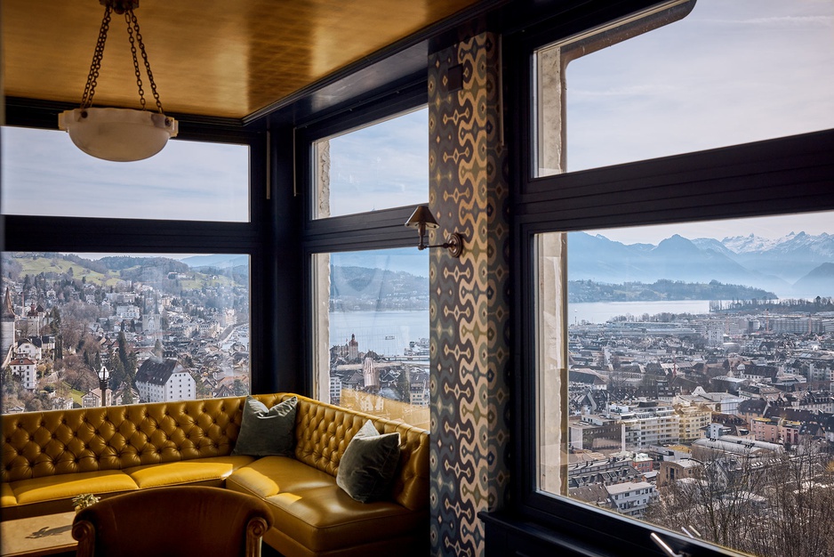 Hotel Château Gütsch - American Bar View