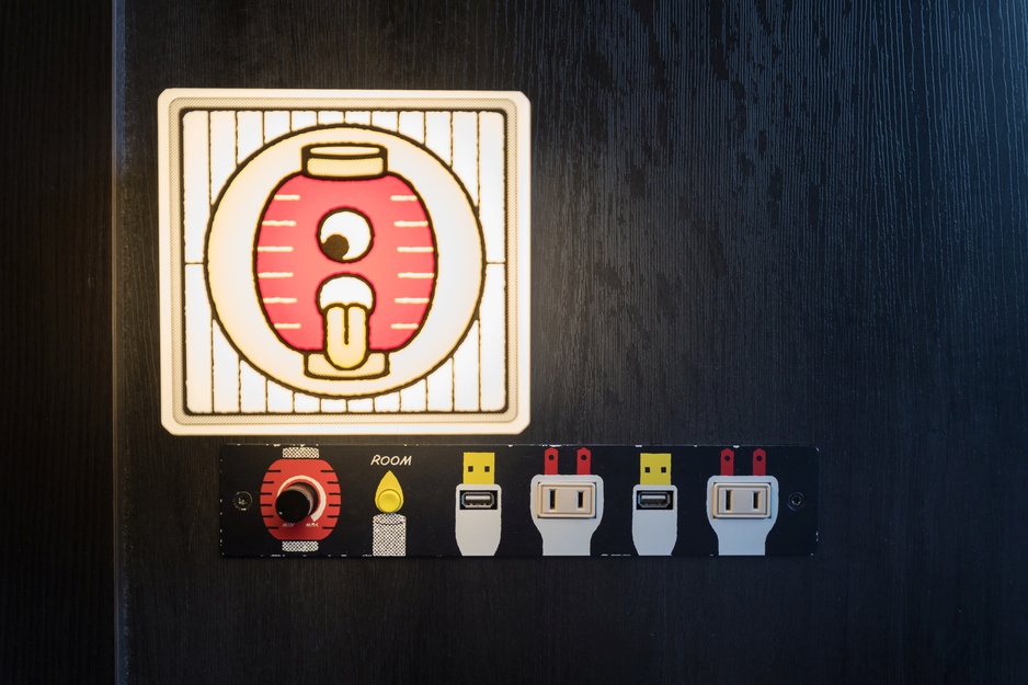 HOTEL TAVINOS Kyoto Hotel Room Quirky Plugs