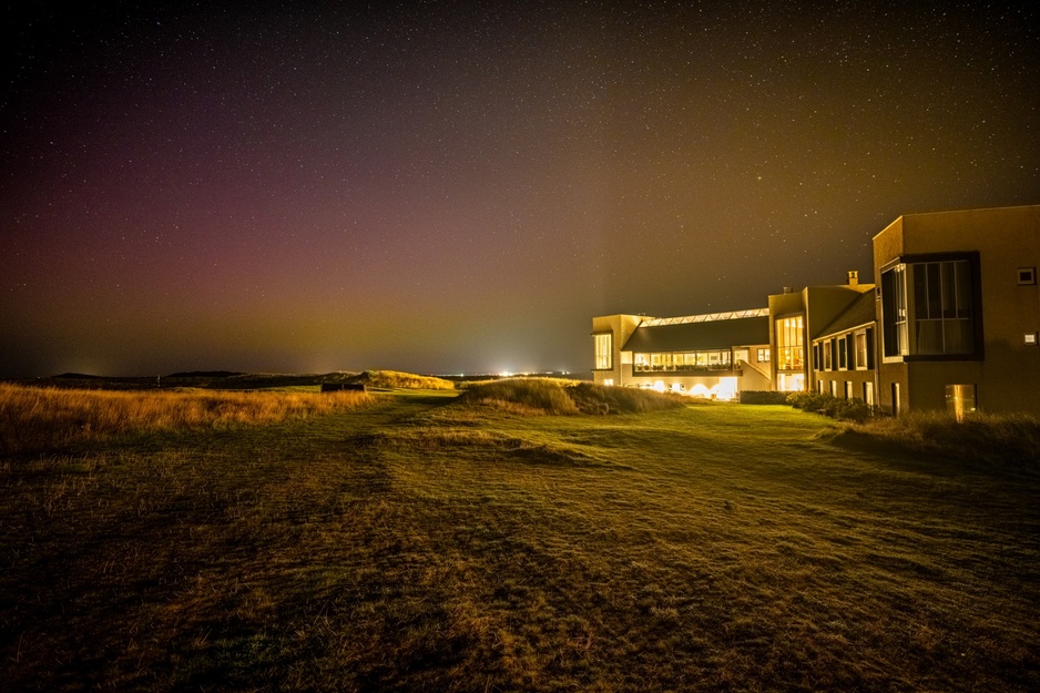 Another Place, The Machrie Aurora Borealis at Night