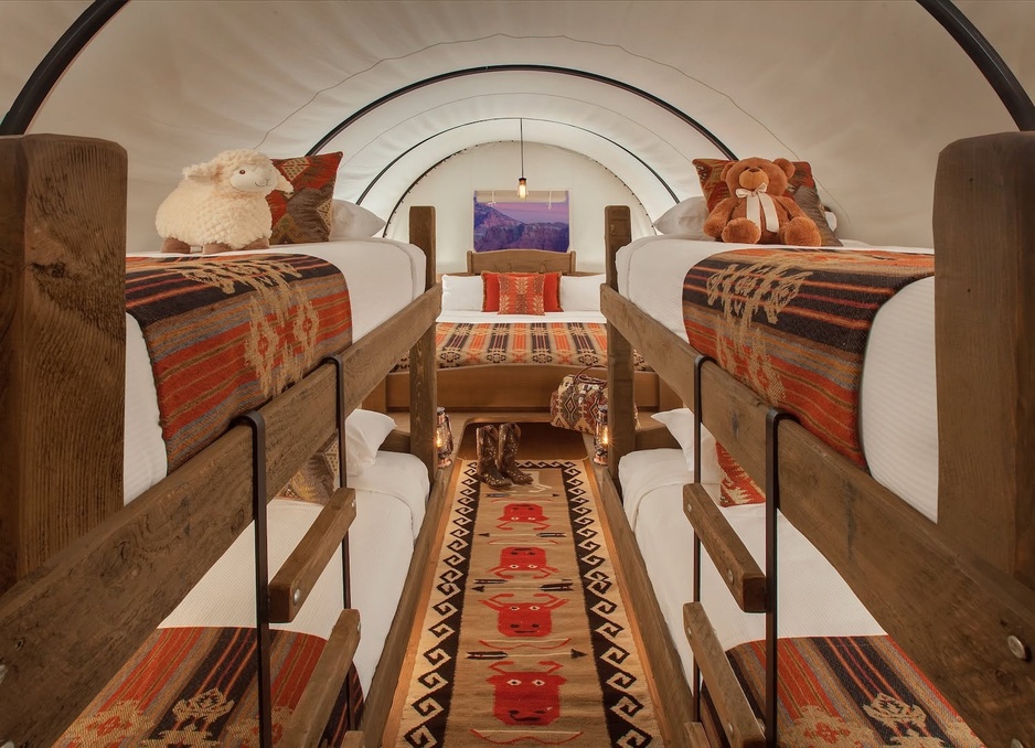 Capitol Reef Resort - Conestoga Wagon Interior
