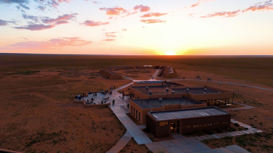 Gobi Caravanserai Lodge from Above