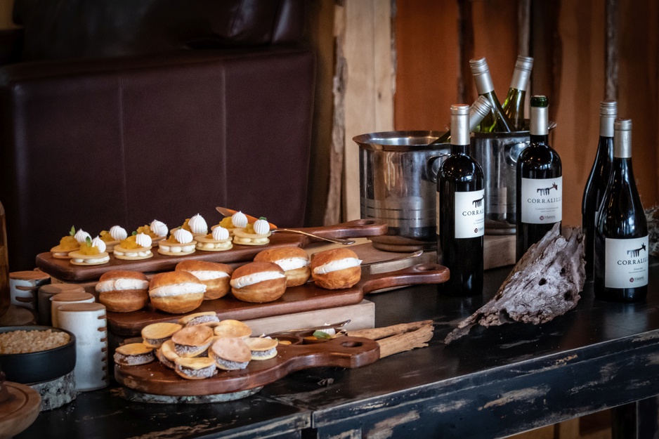 Patagonia Camp Restaurant Cakes and Wines