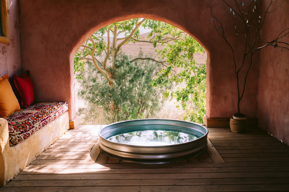 Naot Farm - Rechela cabin's plunge pool