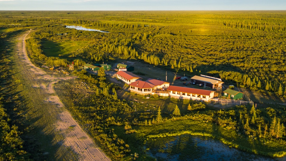 Nanuk Polar Bear Lodge Aerial