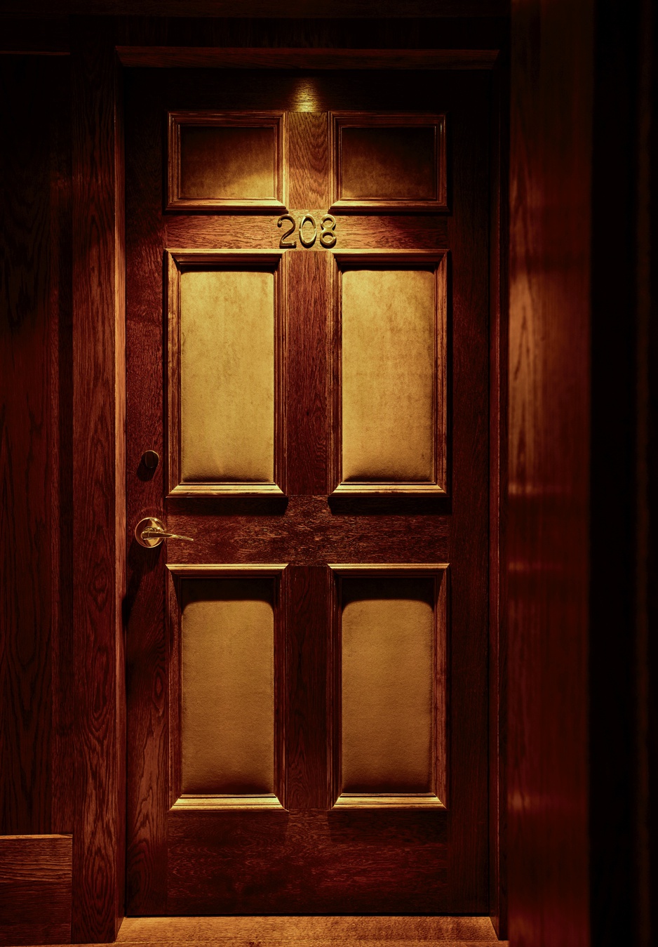 House of Gods Glasgow - Door of a Guest Room