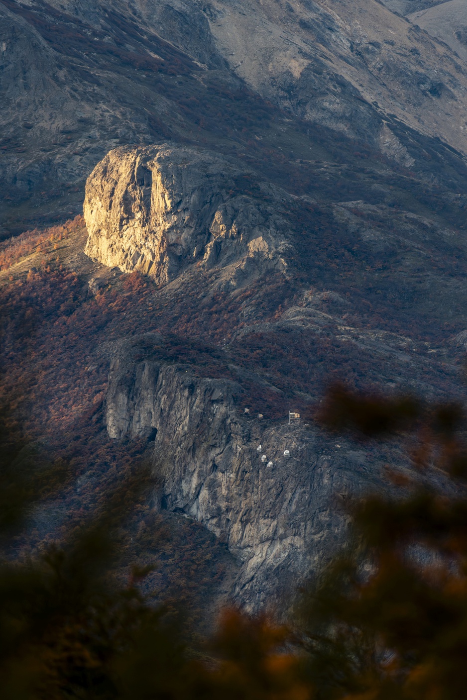 OVO Patagonia on the top of the Cliff