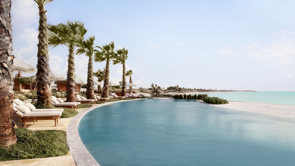 Nujuma Resort Outdoor Swimming Pool by the Red Sea