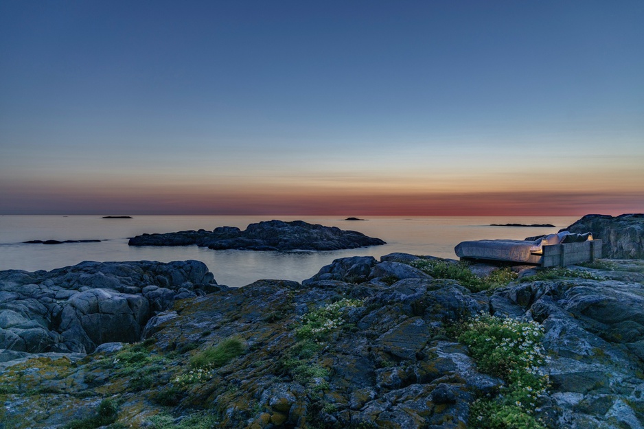 Pater Noster Hotel Outdoor Bed on a Remote Swedish Island