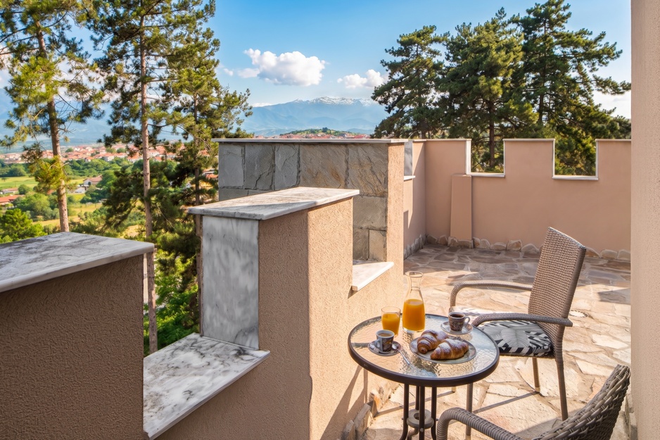Royal Valentina Castle - Balcony Breakfast