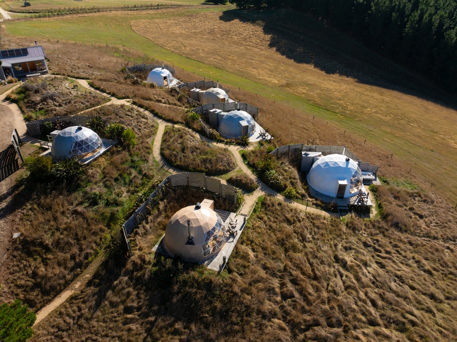 Valley Views Glamping From Above