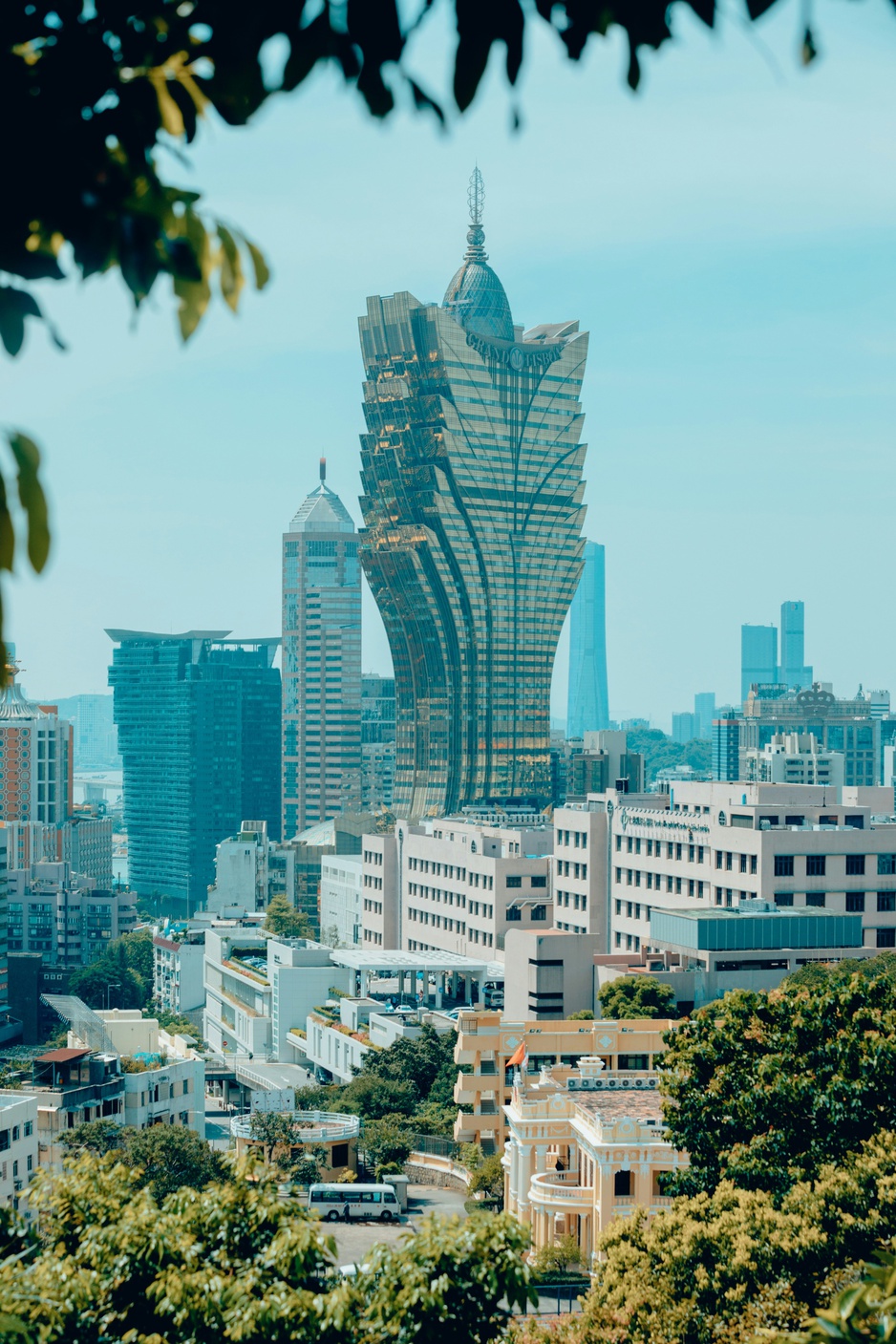 Macau with the tallest tower: Grand Lisboa